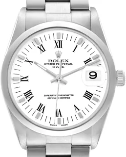 Rolex Oyster Perpetual Date 15200 Stainless steel White