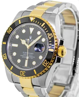 Rolex Submariner 116613LN Stainless steel and 18k yellow gold Black