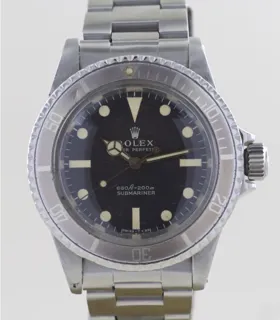 Rolex Submariner 5513-01 Stainless steel Black