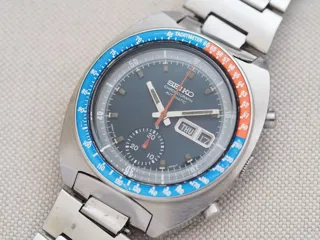 Seiko Pogue 6139-6002 Stainless steel Blue