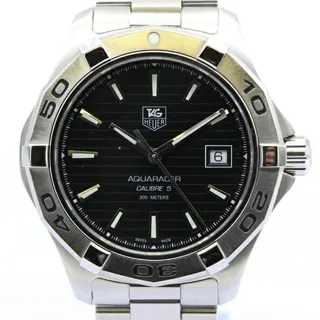 TAG Heuer Aquaracer WAP2010.BA0830 42mm Stainless steel Black