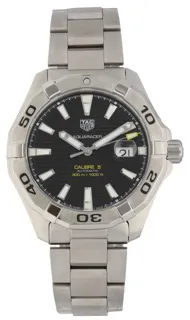 TAG Heuer Aquaracer WAY2010 43mm Stainless steel Black