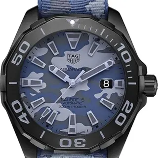 TAG Heuer Aquaracer WAY208D.FC8221 43mm Titanium Blue