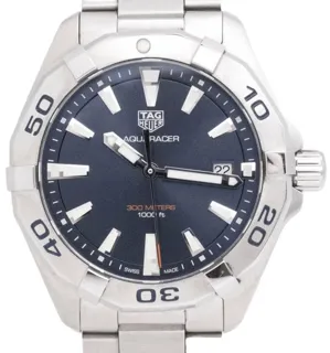 TAG Heuer Aquaracer WBD1112 41mm Stainless steel Blue