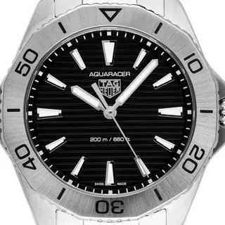 TAG Heuer Aquaracer WBP1110.BA0627 40mm Stainless steel Black