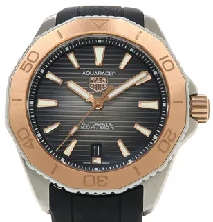 TAG Heuer Aquaracer WBP2151.FT6199 40mm Yellow gold and Stainless steel Black