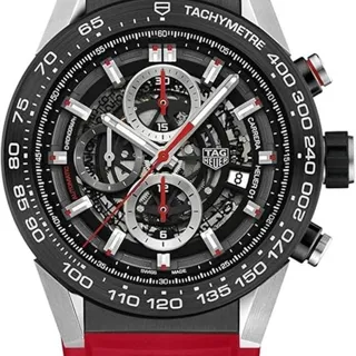 TAG Heuer Carrera CAR2A1Z.FT6050 45mm Ceramic and Stainless steel Skeletonized