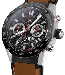 TAG Heuer Carrera CBG2A10.FT6169 45mm Ceramic and Stainless steel Skeletonized