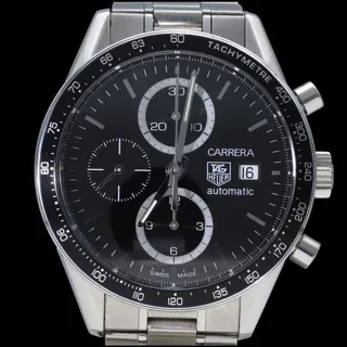 TAG Heuer Carrera CV2010.BA0794 41mm Stainless steel Black