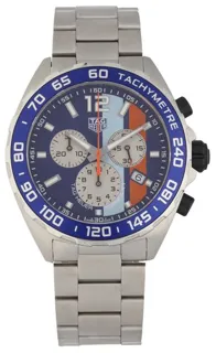 TAG Heuer Formula 1 CAZ101N 41mm Stainless steel Blue