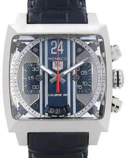 TAG Heuer Monaco CAL5111.FC6299 40.5mm Stainless steel Blue