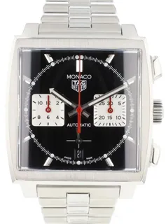 TAG Heuer Monaco CBL2113 38mm Stainless steel Black