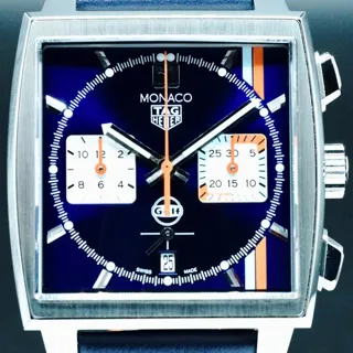 TAG Heuer Monaco CBL2115.FC6494 ( GULF) 39mm Stainless steel Blue