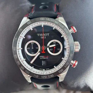 Tissot PRS 516 T100.427.16.051.00 45mm Ceramic and Stainless steel Black