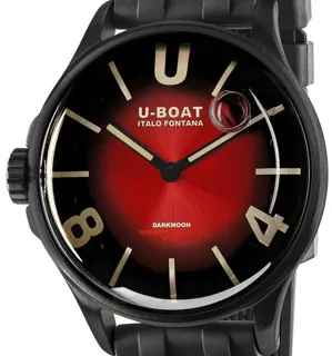 U-Boat Darkmoon 9501 40mm Stainless steel Red