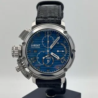 U-Boat 9589 46mm Stainless steel Blue