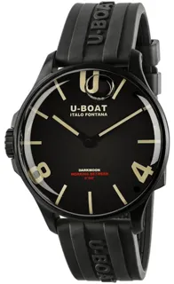 U-Boat 8464/D 44mm Stainless steel Black