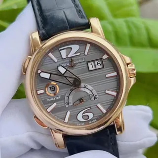 Ulysse Nardin Dual Time 246-55/69 Rose gold Gray