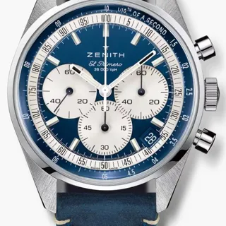 Zenith Chronomaster Original 03.3200.3600/51.C902 38mm Stainless steel Blue