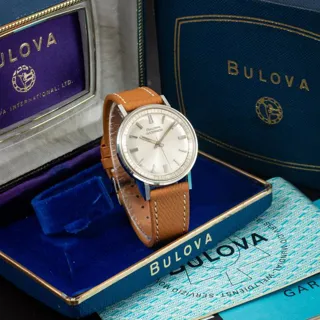 Bulova Accutron 35mm Steel Silver