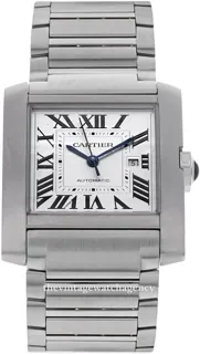 Cartier Tank Française WSTA0067 Stainless steel Silver