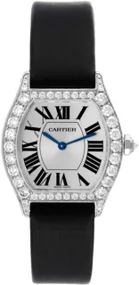 Cartier Tortue WA507231 White gold Silver