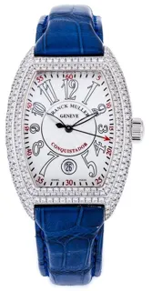 Franck Muller Conquistador 8005 SC D 35mm White gold Silver