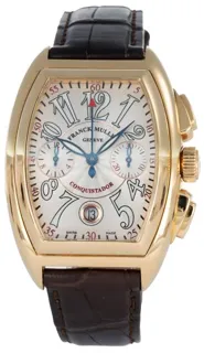 Franck Muller Conquistador OF  8001CC 40mm Yellow gold Silver