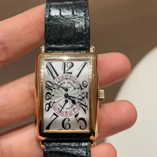 Franck Muller Long Island 1100 DS R 32mm Rose gold Silver