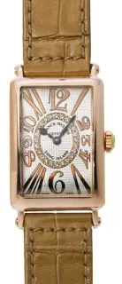 Franck Muller Long Island 902 QZ 23mm Rose gold Silver