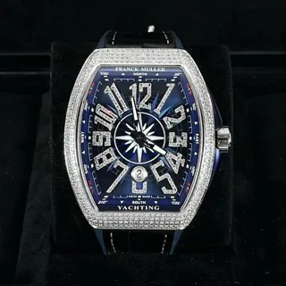 Franck Muller Vanguard V 45 SC DT 44mm Stainless steel Blue