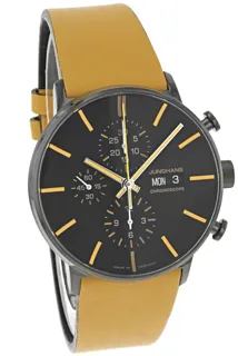 Junghans Form A Chronoscope 27/4372.00 Stainless steel and Black PVD Black