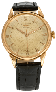 Longines GU96 18k rose gold beige