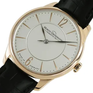 Moritz Grossmann MG04.F-01-A000352 39mm Red gold Silver