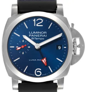 Panerai Luminor PAM01404 Stainless steel Blue