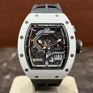 Richard Mille RM 030 RM030-01 50mm Ceramic Skeletonized