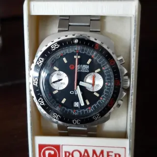 Roamer Stingray 734-9120-900 45mm Steel Black