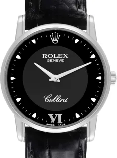 Rolex Cellini 5116 White gold Black