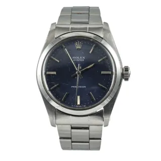 Rolex Oyster Precision 6426 34mm Stainless steel Blue