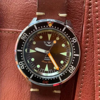 Squale 114005 40mm Stainless steel Brown