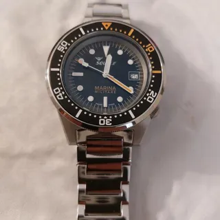 Squale 1521MARINA.MIBK 42mm Stainless steel Black