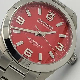 Steinhart 103-1342 39mm Stainless steel Red