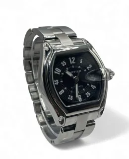 Cartier Roadster 37mm Stainless steel Black