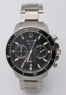 Bulova Marine Star Stainless steel Black