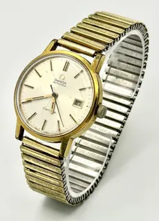 Omega 36mm Gilt-metal Silver