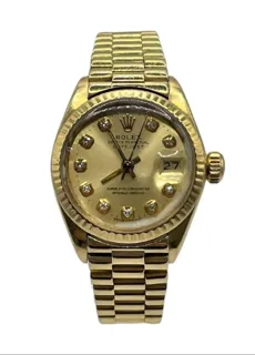 Rolex Datejust 26mm 18k yellow gold Champagne