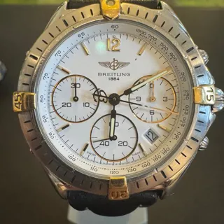 Breitling Windrider B55045 36mm Yellow gold and Stainless steel White