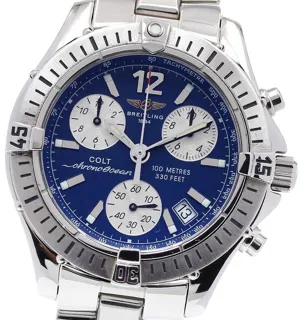 Breitling Colt A53350 38mm Stainless steel Blue