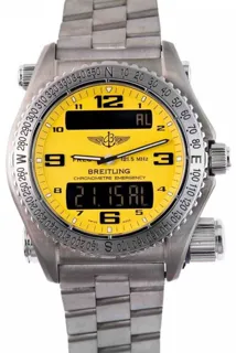 Breitling Emergency E76321 43mm Titanium Yellow