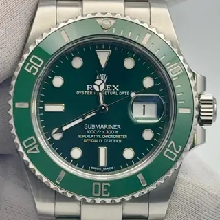 Rolex Submariner 116610LV 40mm Stainless steel Green